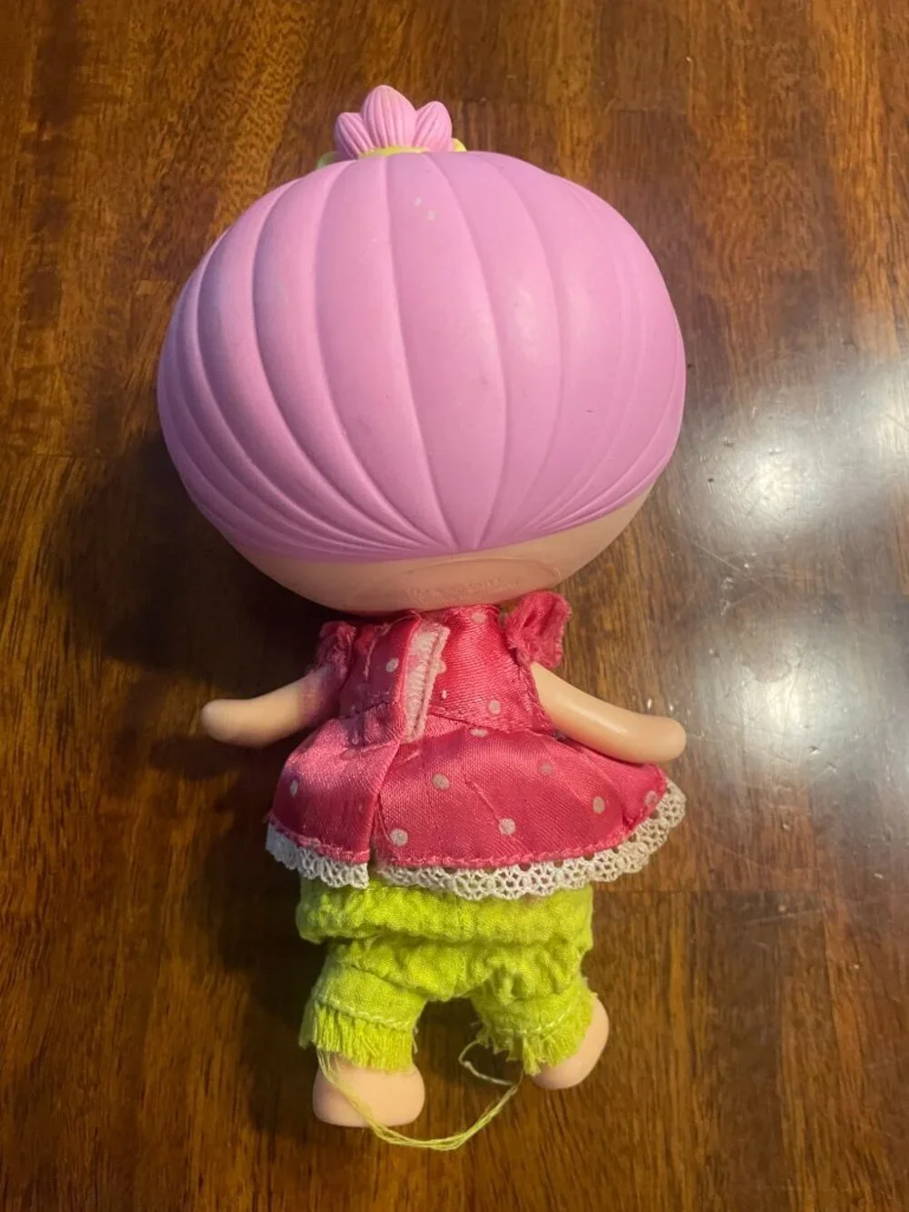 Lalaloopsy 2024 Littles Trinket Sparkles 7” doll Pink Green no shoes!